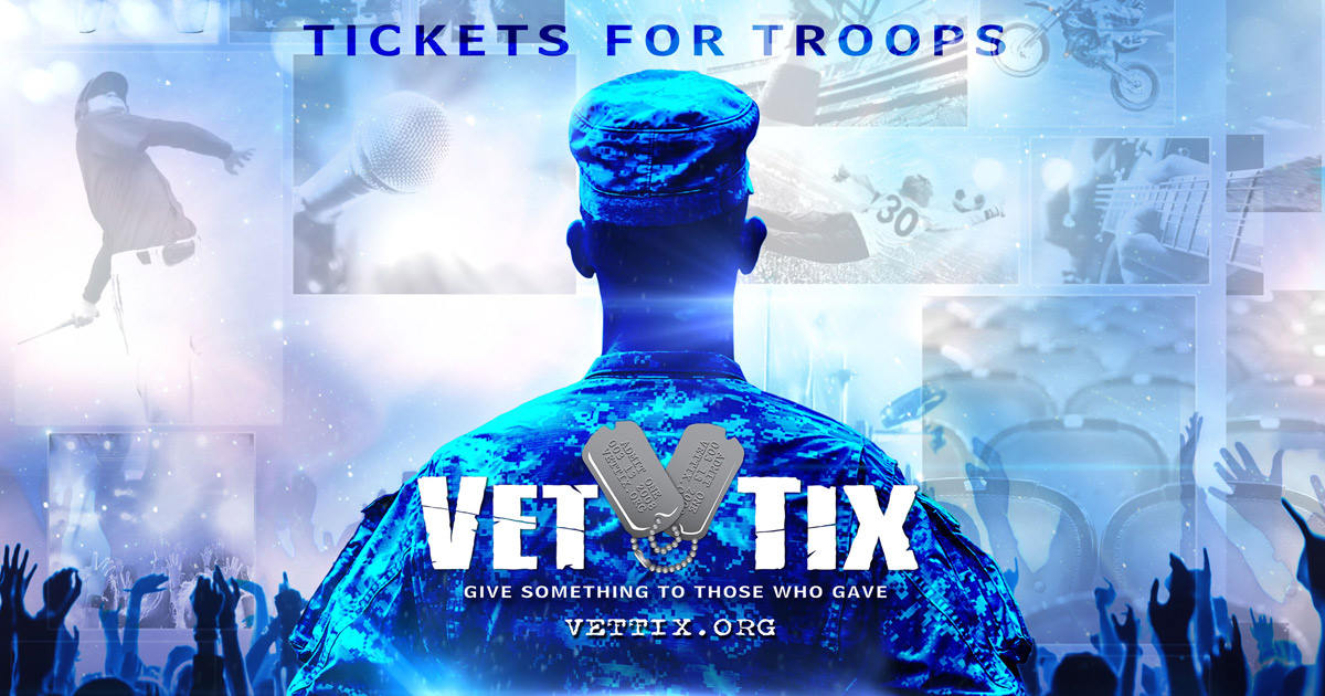 Vet Tix Tickets For Troops Veteran Tickets Foundation