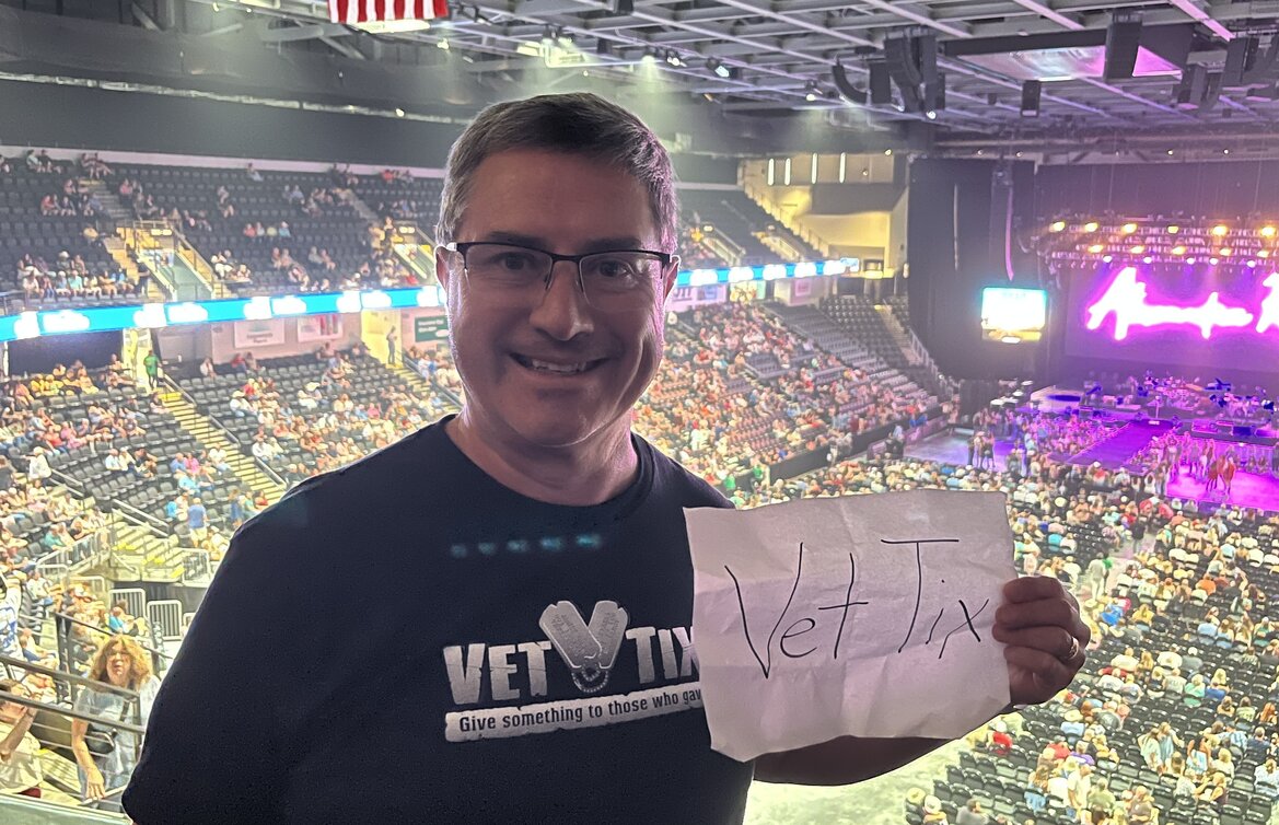 Event tickets for currently serving military, veterans and their families