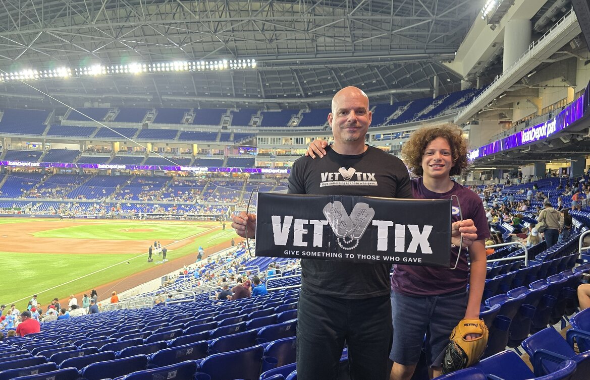 Event tickets for currently serving military, veterans and their families