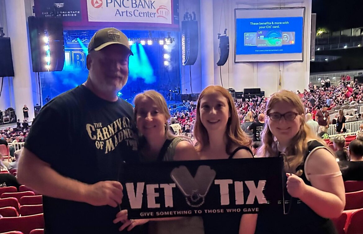 Event tickets for currently serving military, veterans and their families