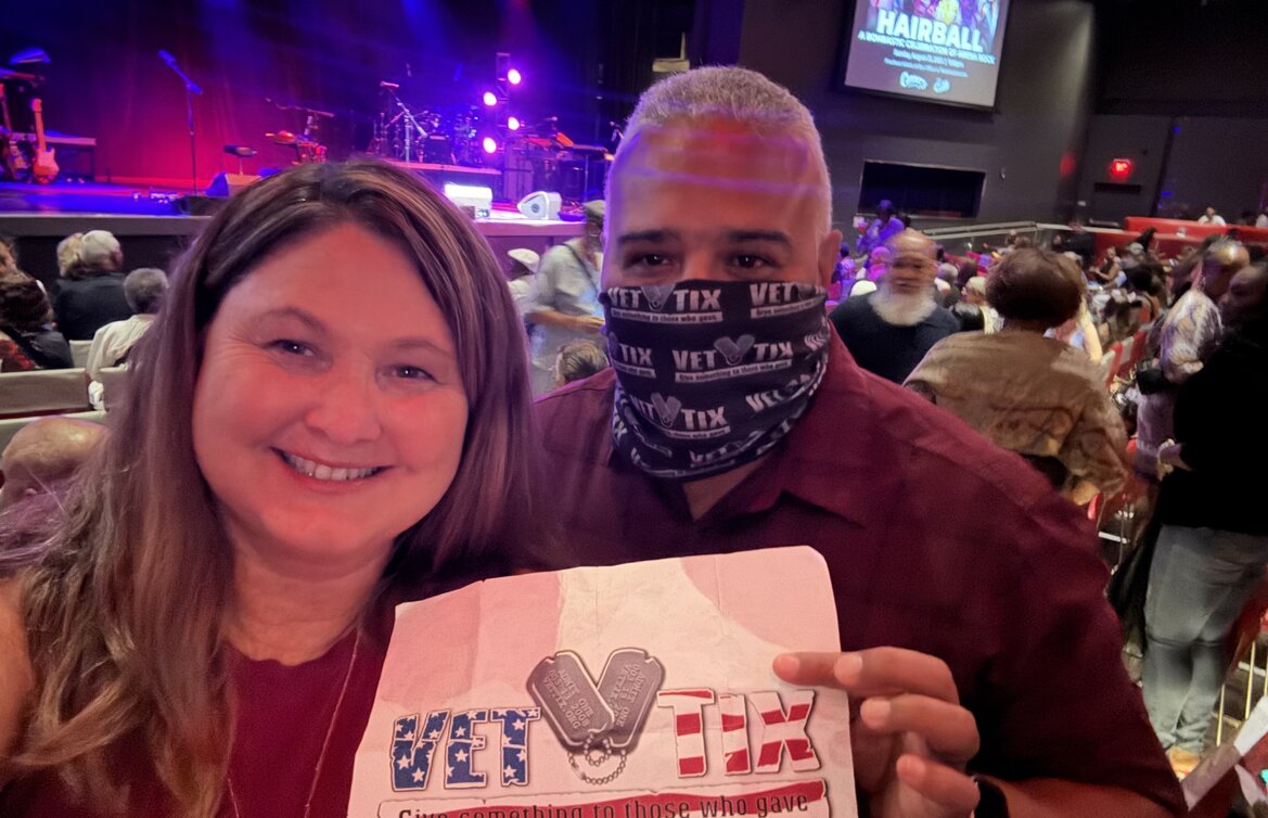 Event tickets for currently serving military, veterans and their families
