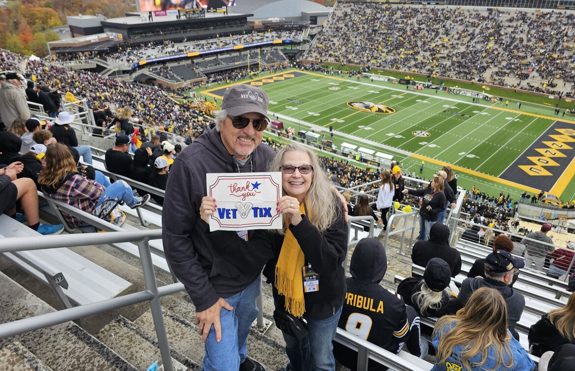 Event tickets for currently serving military, veterans and their families