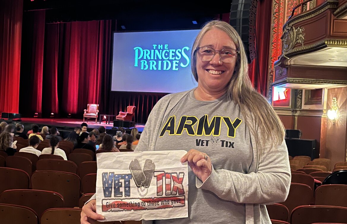 Event tickets for currently serving military, veterans and their families