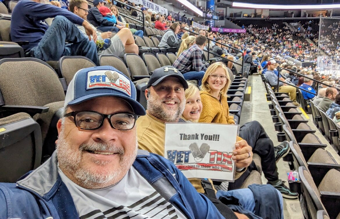 Event tickets for currently serving military, veterans and their families