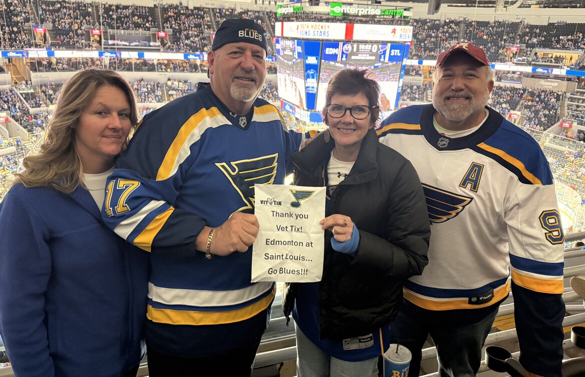 Event tickets for currently serving military, veterans and their families