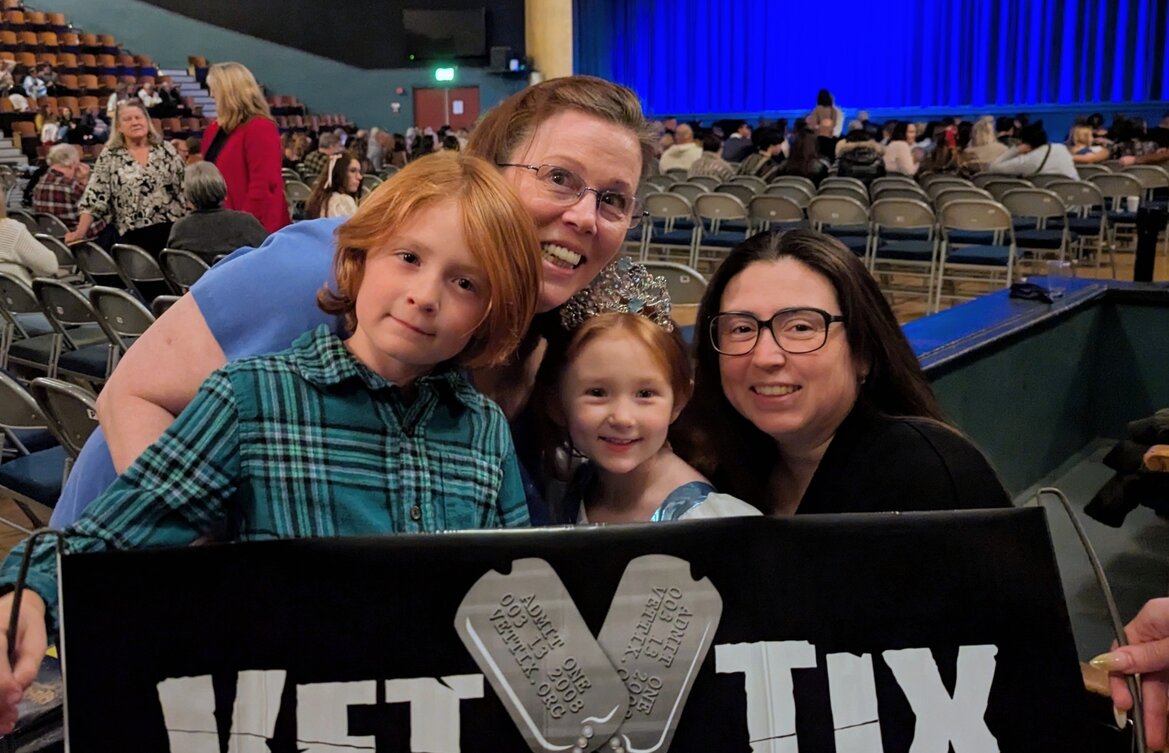 Event tickets for currently serving military, veterans and their families