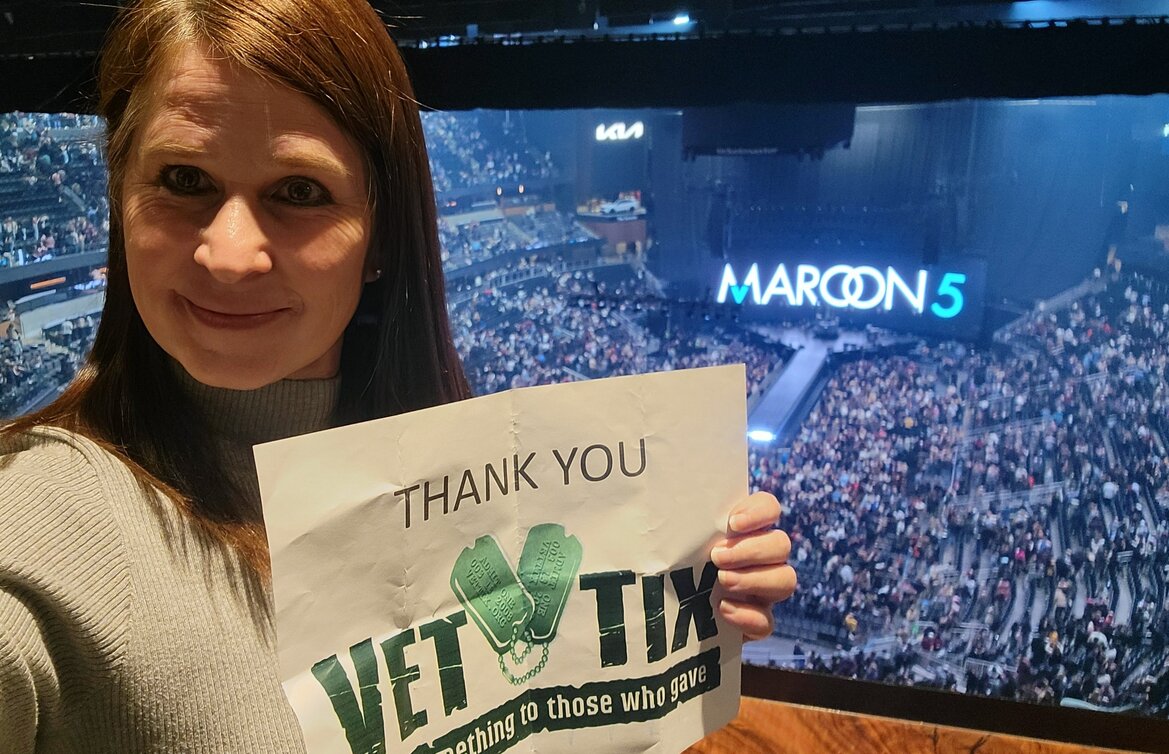 Event tickets for currently serving military, veterans and their families