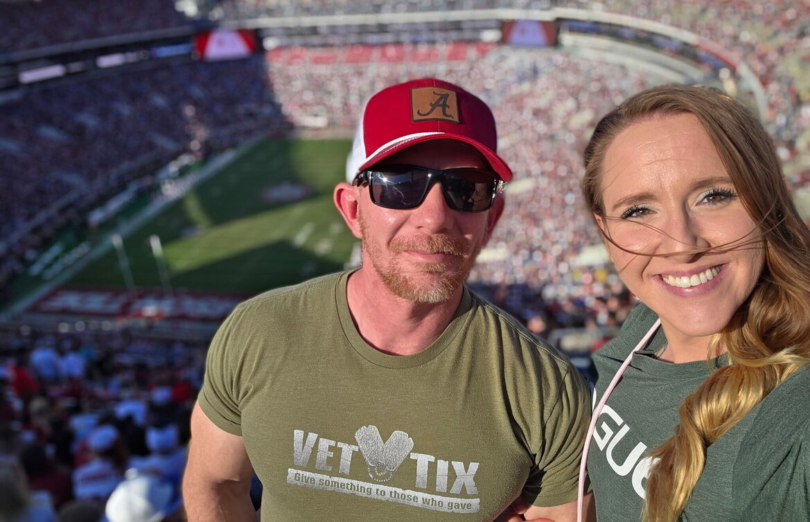 Event tickets for currently serving military, veterans and their families