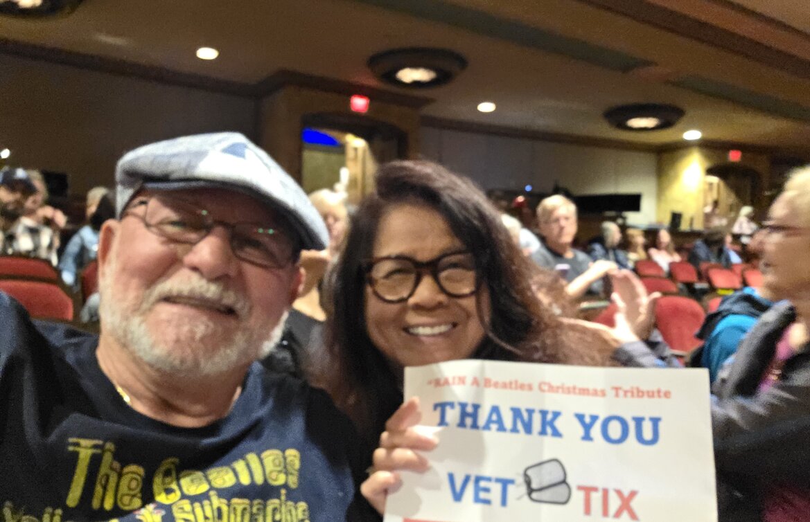 Event tickets for currently serving military, veterans and their families