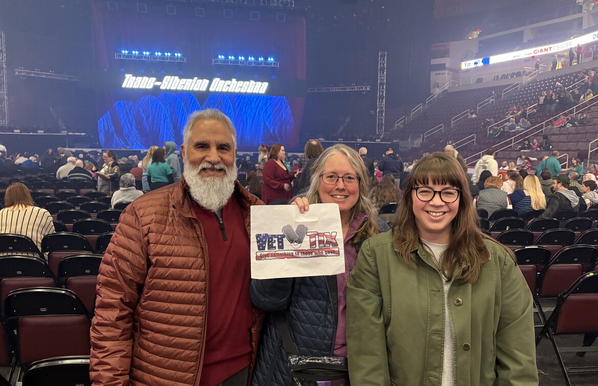 Event tickets for currently serving military, veterans and their families