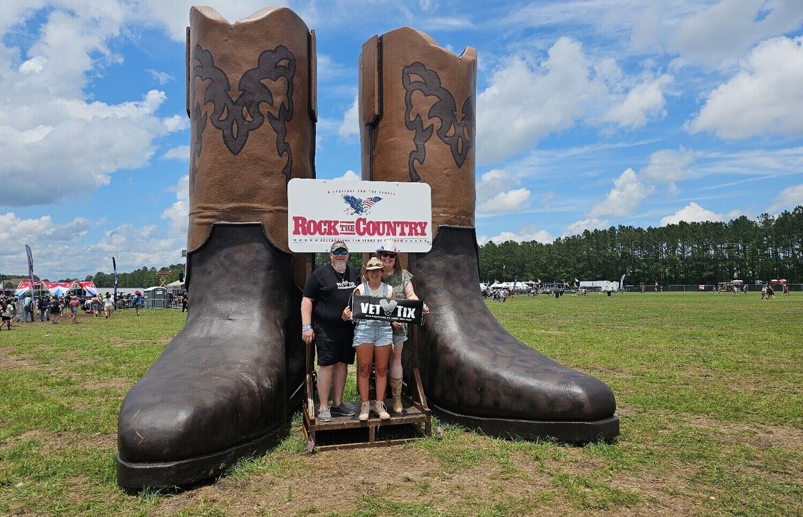 Event tickets for currently serving military, veterans and their families