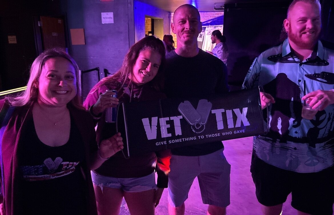 Event tickets for currently serving military, veterans and their families