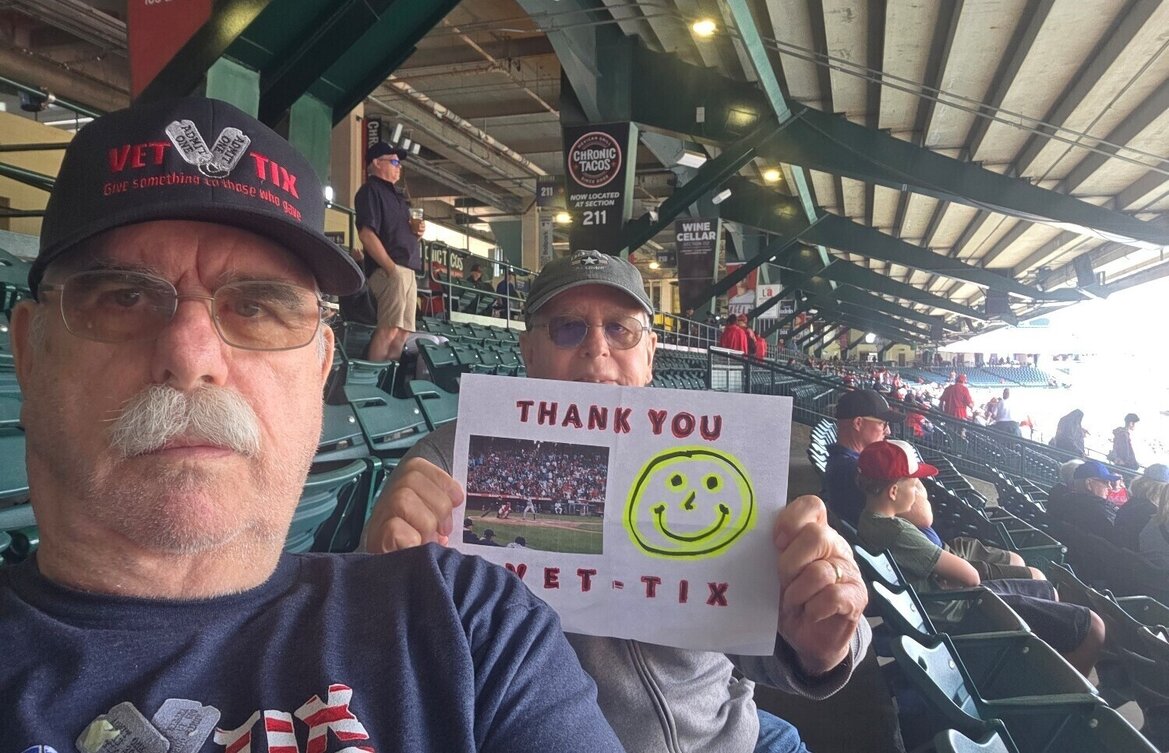 Event tickets for currently serving military, veterans and their families