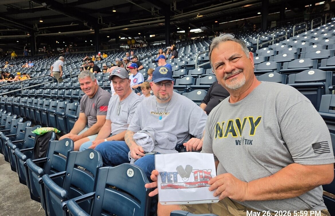 Event tickets for currently serving military, veterans and their families
