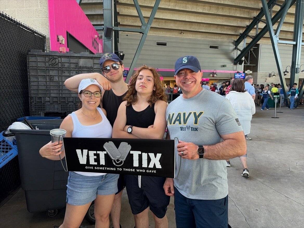 Event tickets for currently serving military, veterans and their families