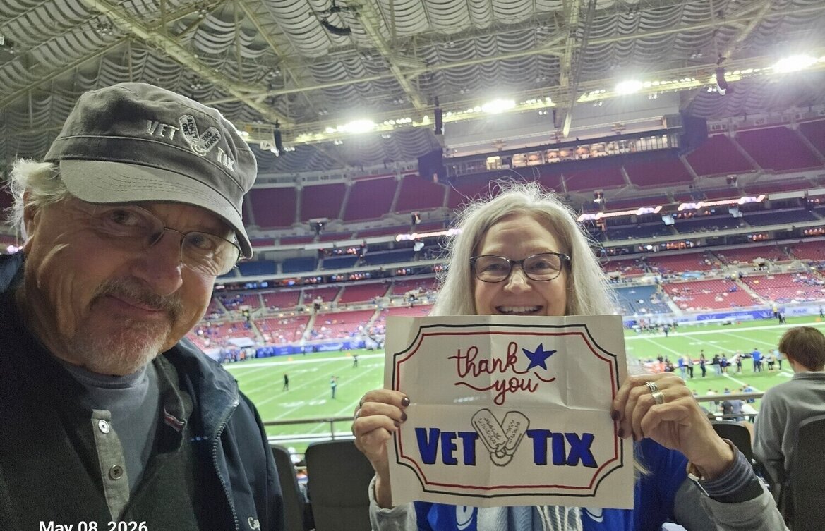 Event tickets for currently serving military, veterans and their families