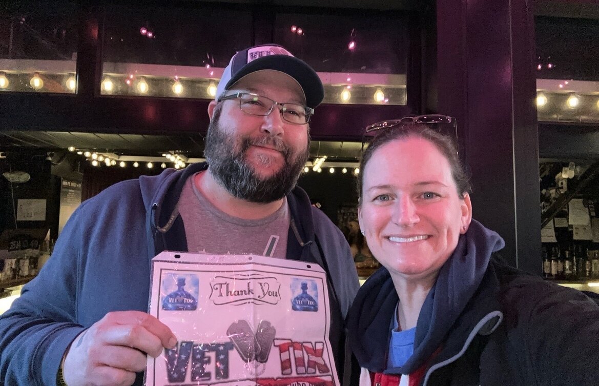 Event tickets for currently serving military, veterans and their families