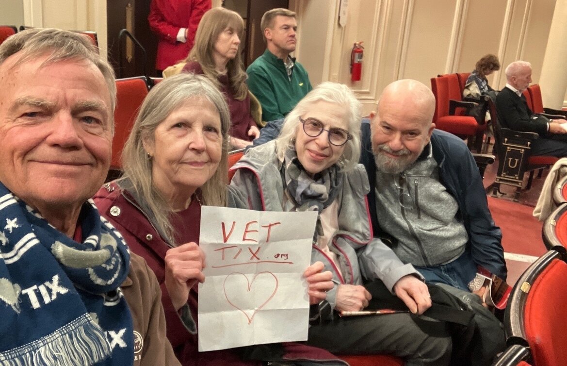 Event tickets for currently serving military, veterans and their families