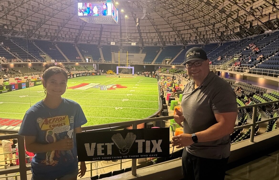 Event tickets for currently serving military, veterans and their families