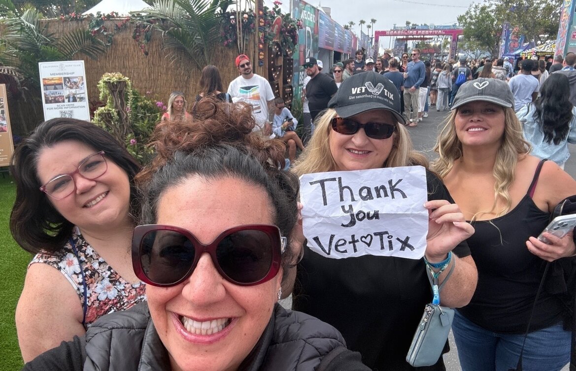 Event tickets for currently serving military, veterans and their families