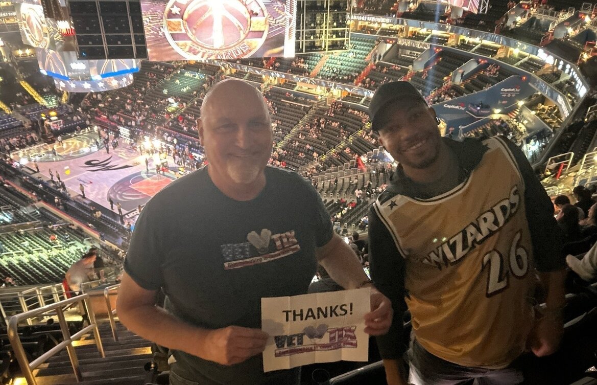 Event tickets for currently serving military, veterans and their families