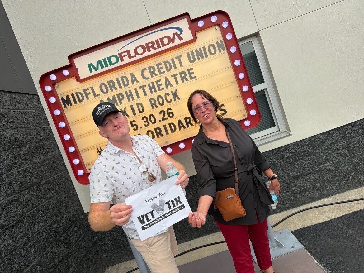 Event tickets for currently serving military, veterans and their families