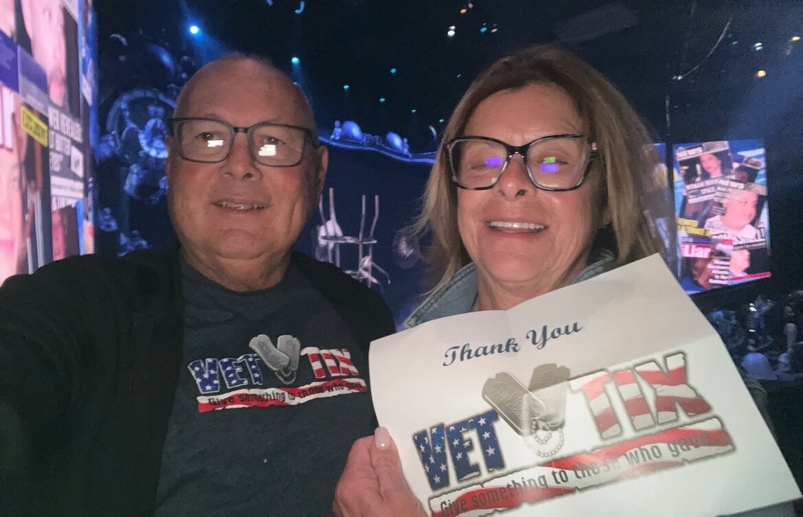 Event tickets for currently serving military, veterans and their families