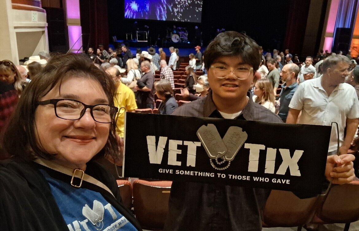 Event tickets for currently serving military, veterans and their families