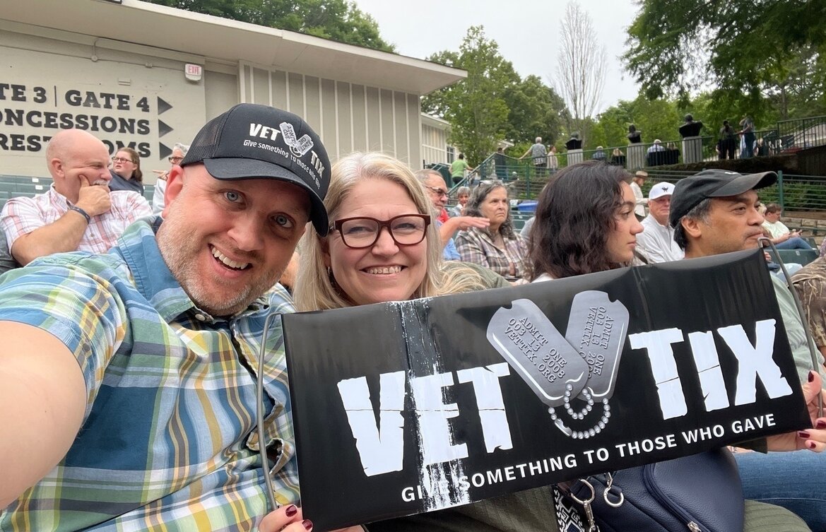 Event tickets for currently serving military, veterans and their families
