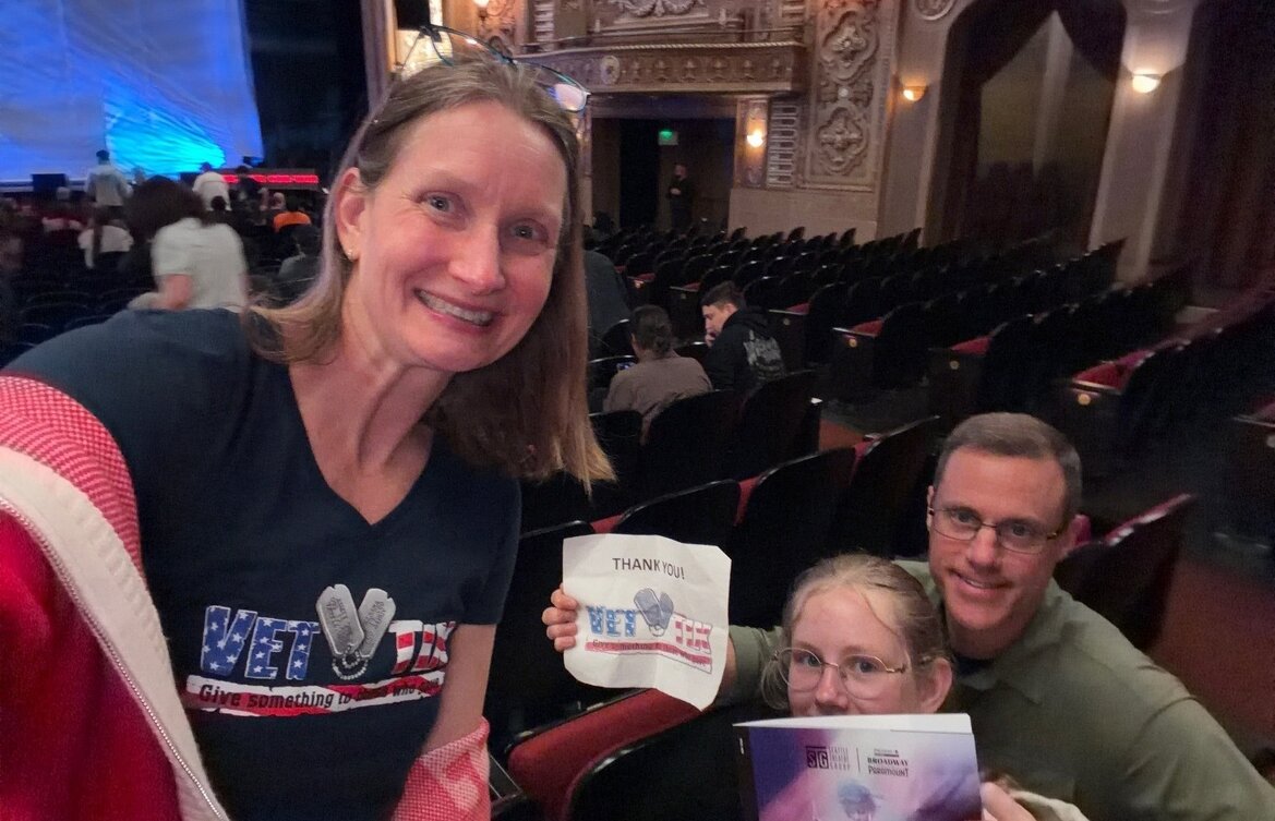 Event tickets for currently serving military, veterans and their families
