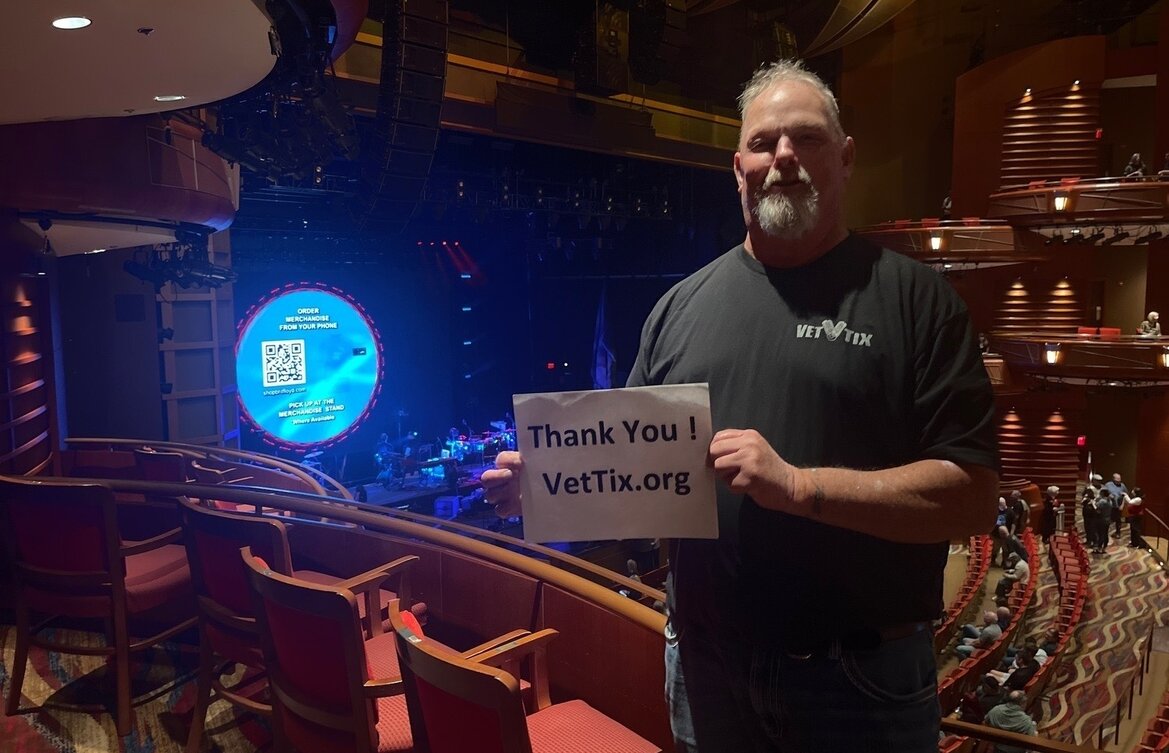 Event tickets for currently serving military, veterans and their families