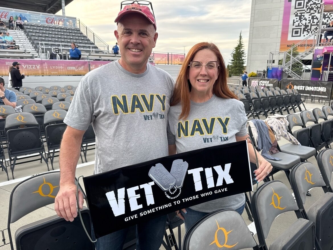 Event tickets for currently serving military, veterans and their families