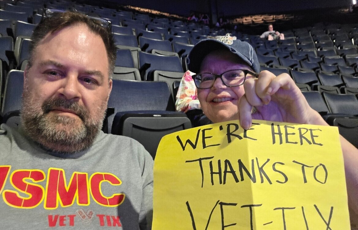 Event tickets for currently serving military, veterans and their families