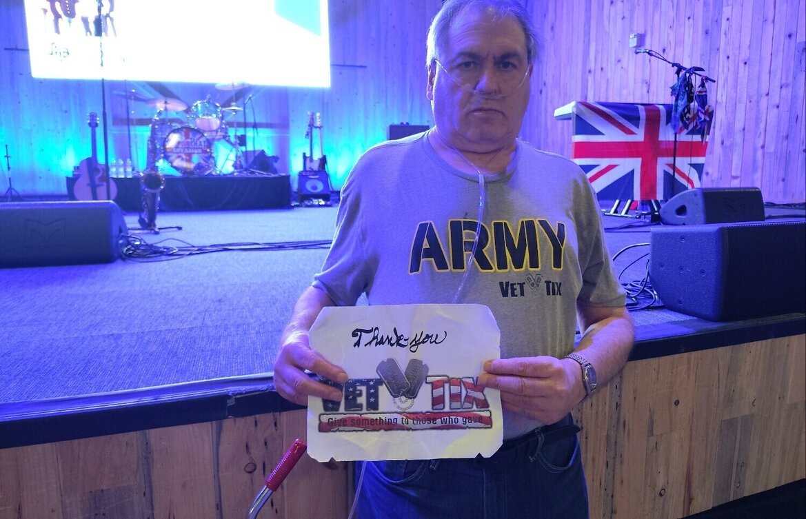 Event tickets for currently serving military, veterans and their families