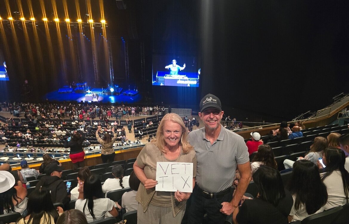 Event tickets for currently serving military, veterans and their families