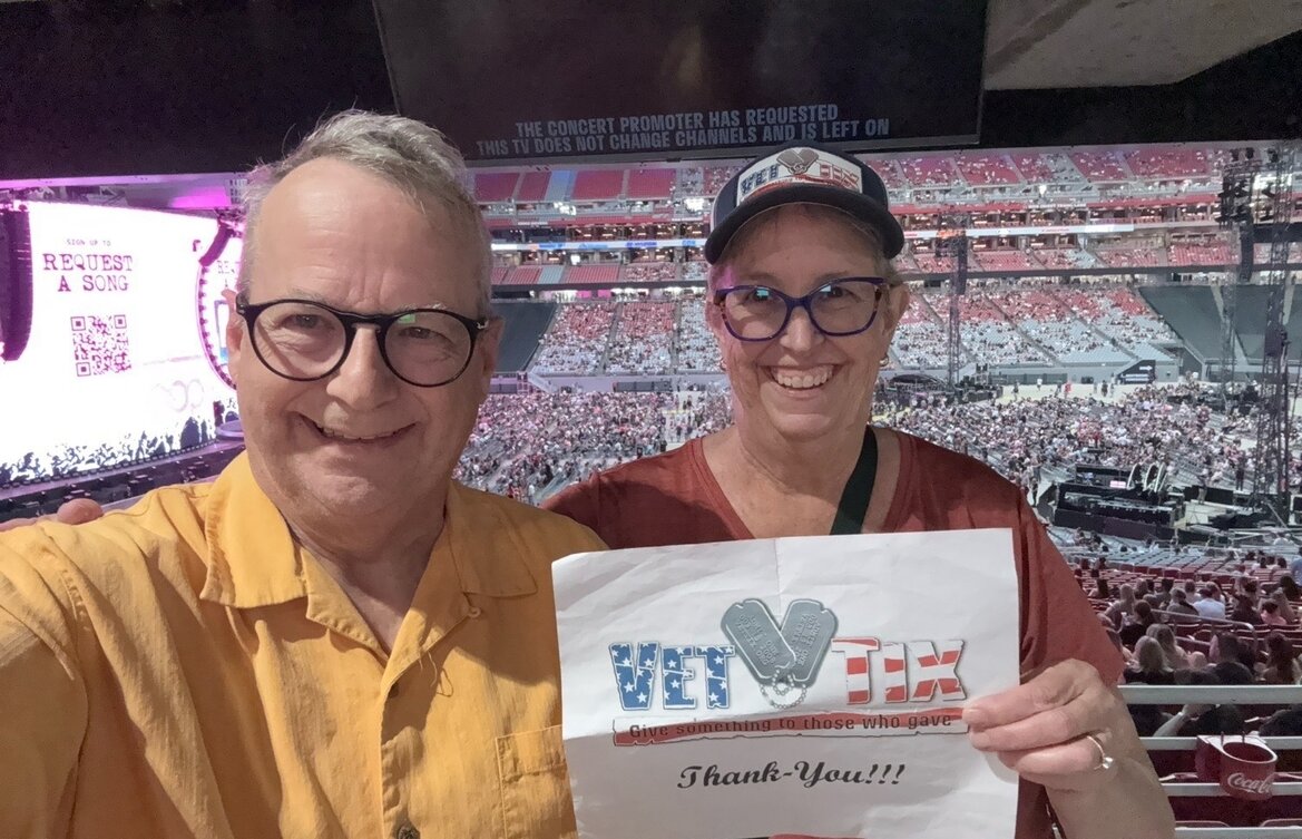 Event tickets for currently serving military, veterans and their families