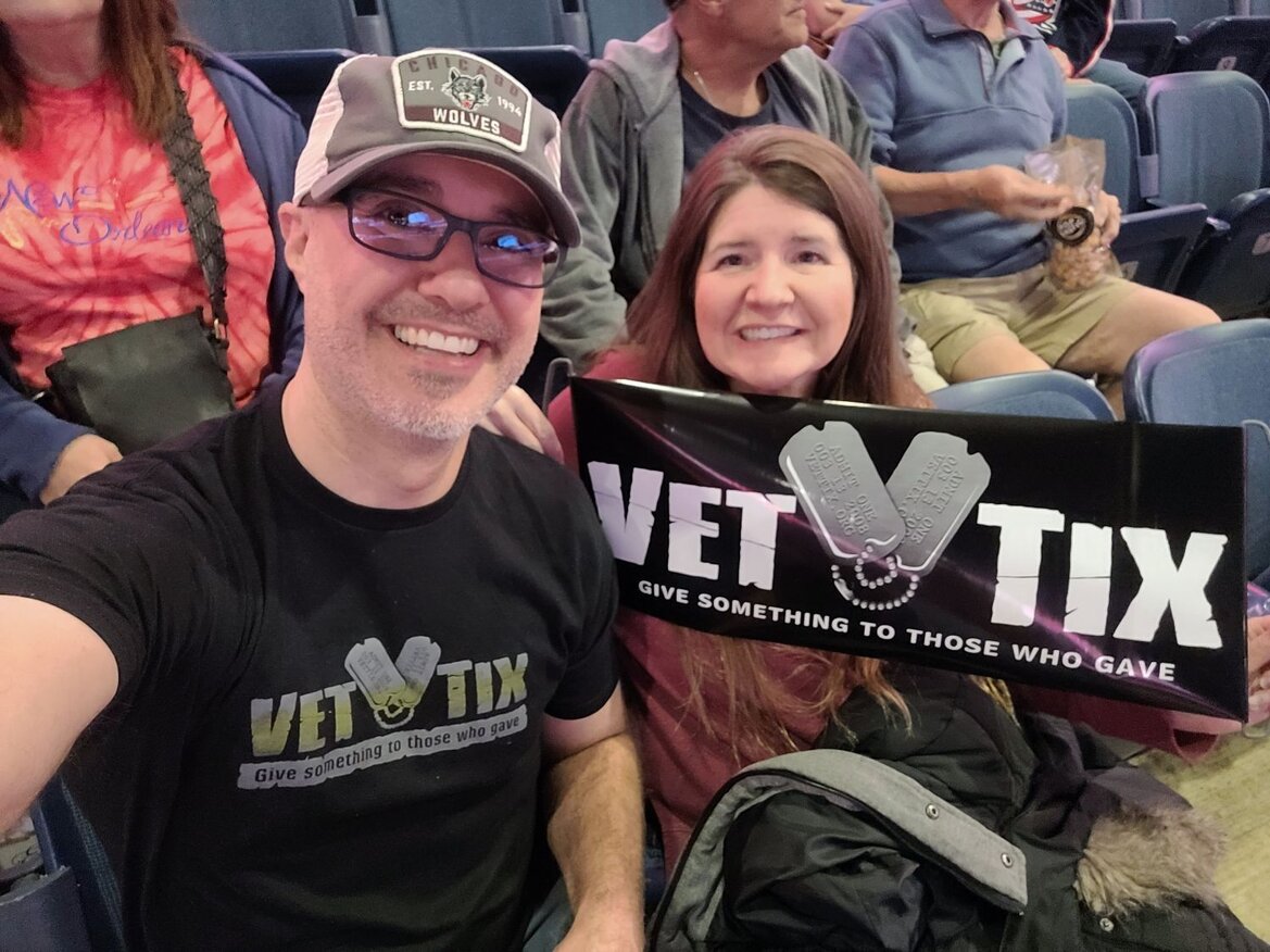 Event tickets for currently serving military, veterans and their families