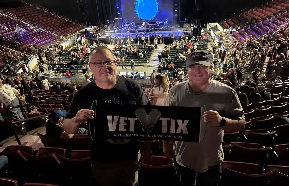 Event tickets for currently serving military, veterans and their families