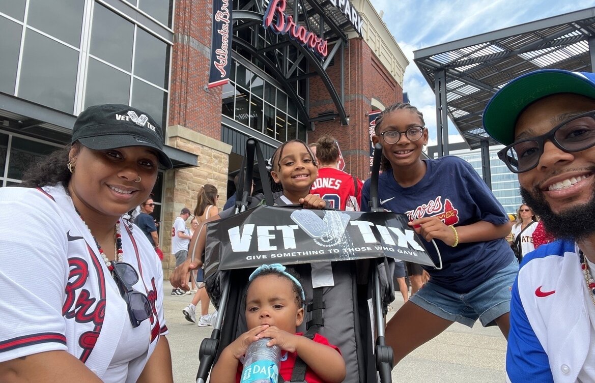 Event tickets for currently serving military, veterans and their families