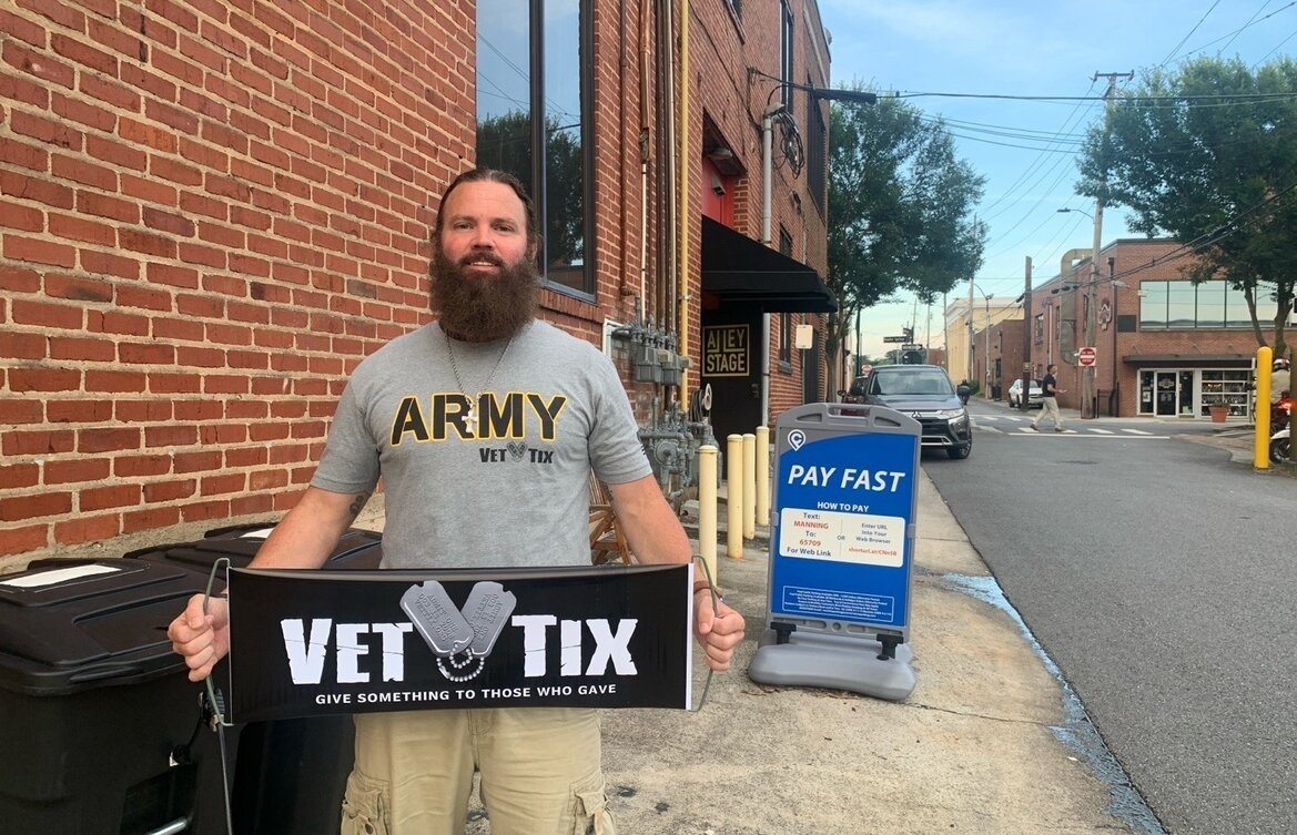 Event tickets for currently serving military, veterans and their families