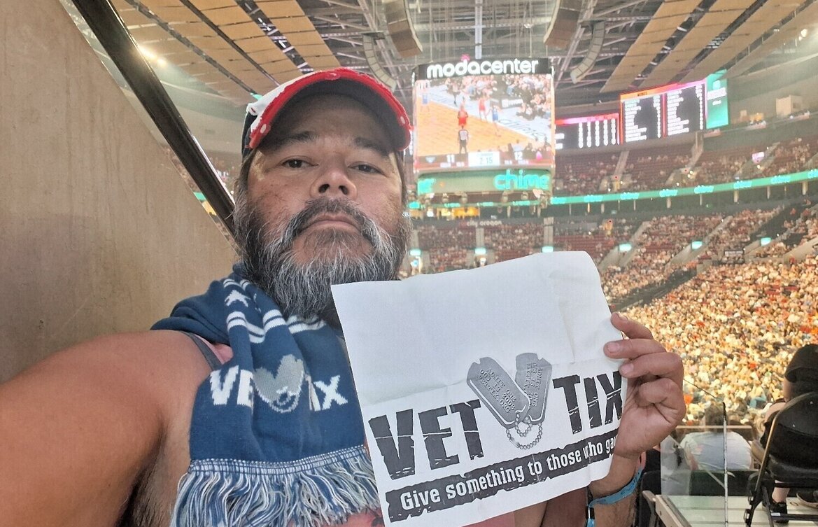 Event tickets for currently serving military, veterans and their families