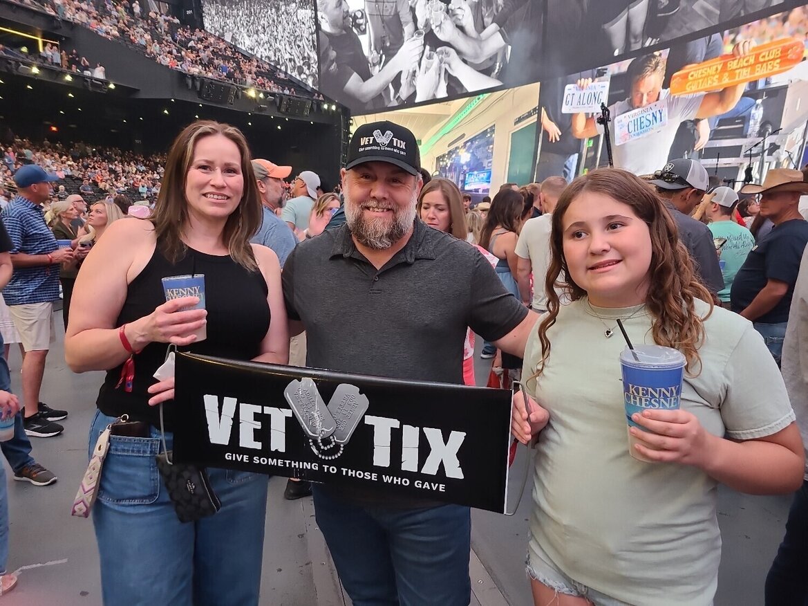 Event tickets for currently serving military, veterans and their families