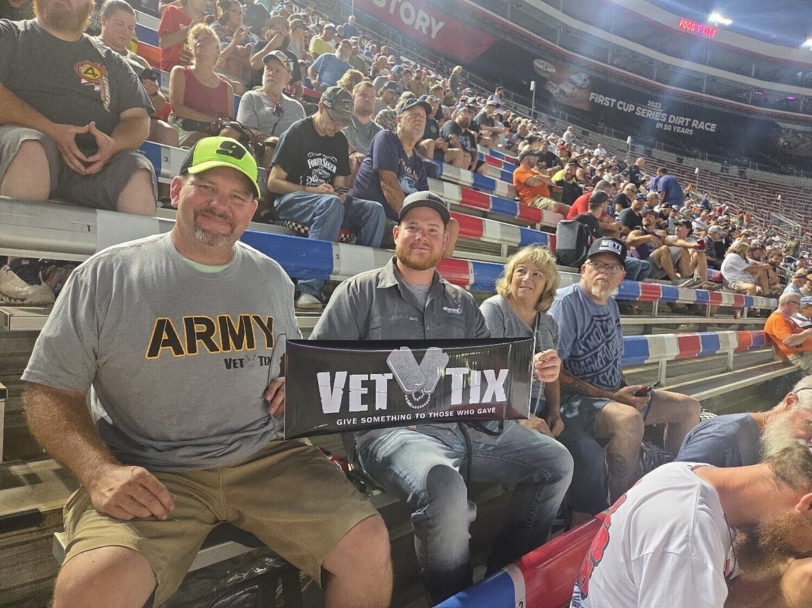 Event tickets for currently serving military, veterans and their families