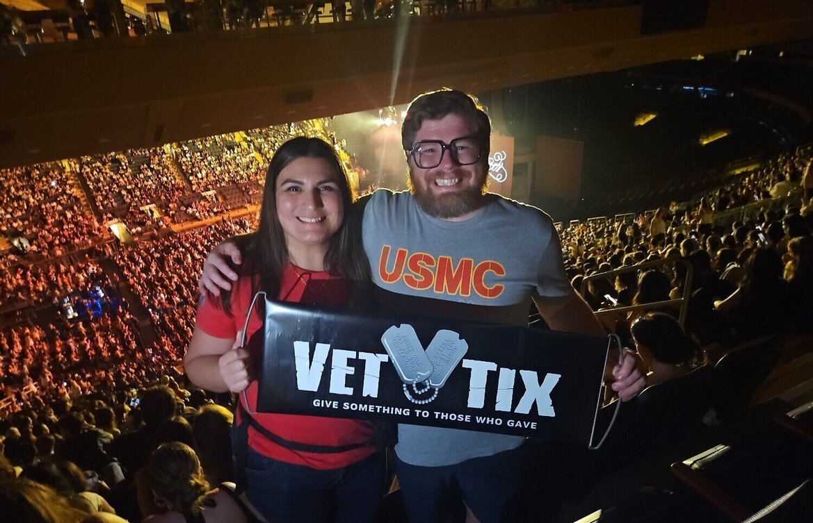 Event tickets for currently serving military, veterans and their families