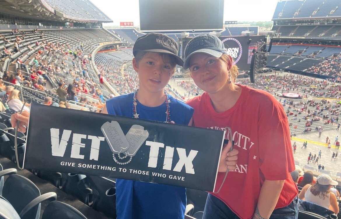 Event tickets for currently serving military, veterans and their families