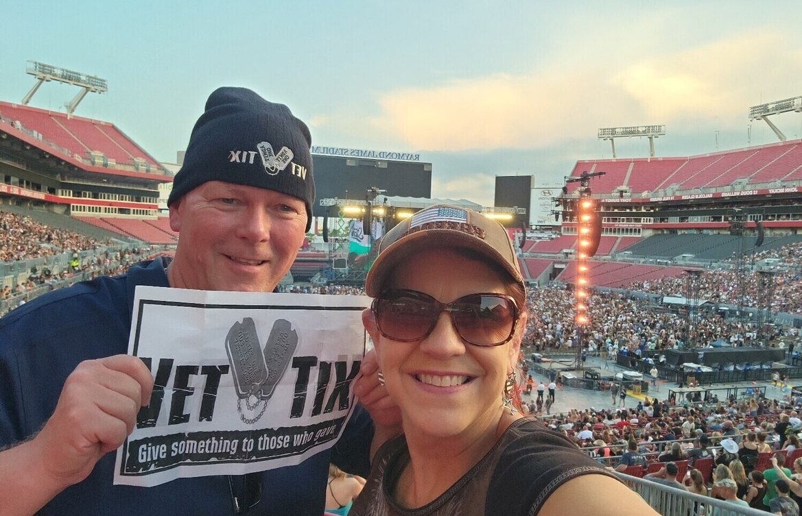 Event tickets for currently serving military, veterans and their families