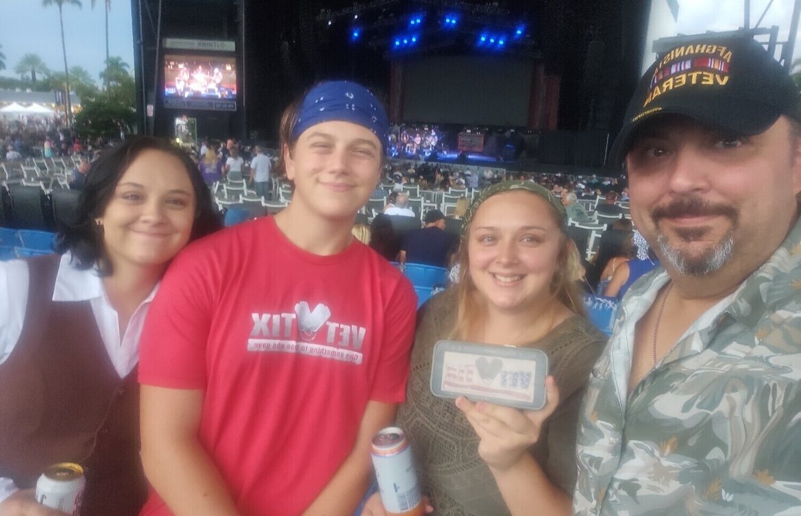Event tickets for currently serving military, veterans and their families
