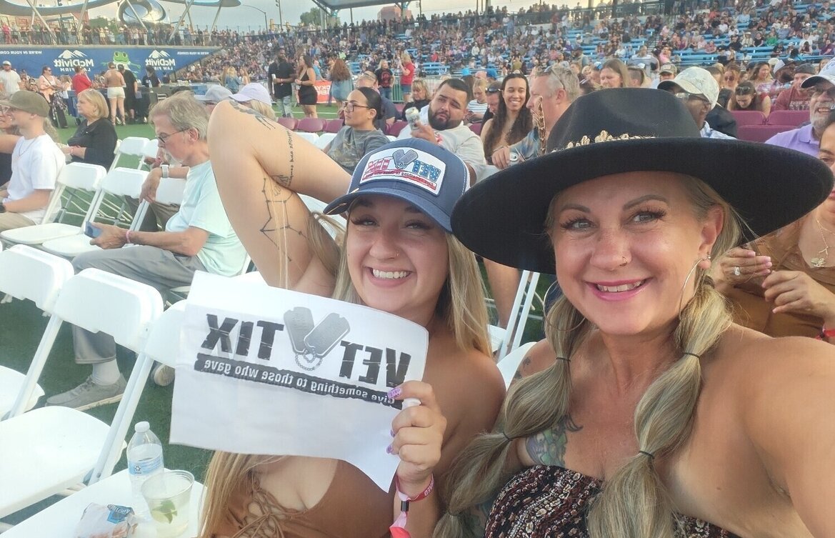 Event tickets for currently serving military, veterans and their families