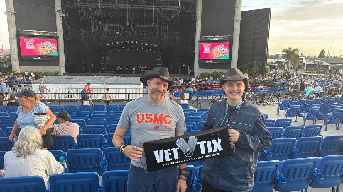 Event tickets for currently serving military, veterans and their families