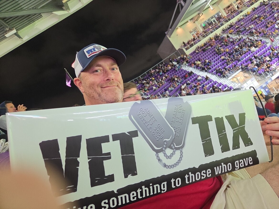 Event tickets for currently serving military, veterans and their families